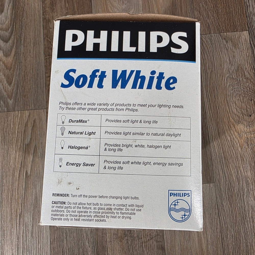 Philips A19 Soft White Light Bulbs 100 Watt 1620 Lumens 16 Count Package Non LED - Picture 2 of 7